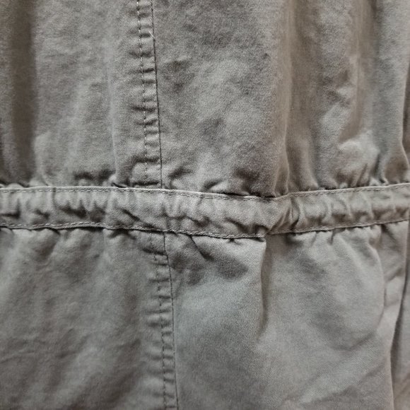 New Look vest 1X floral embroidered utility pockets army zip sleeveless jacket - Picture 11 of 16